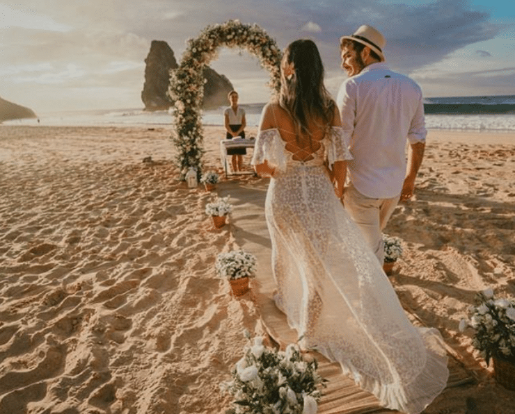 Tecidos ideais para casamento na praia